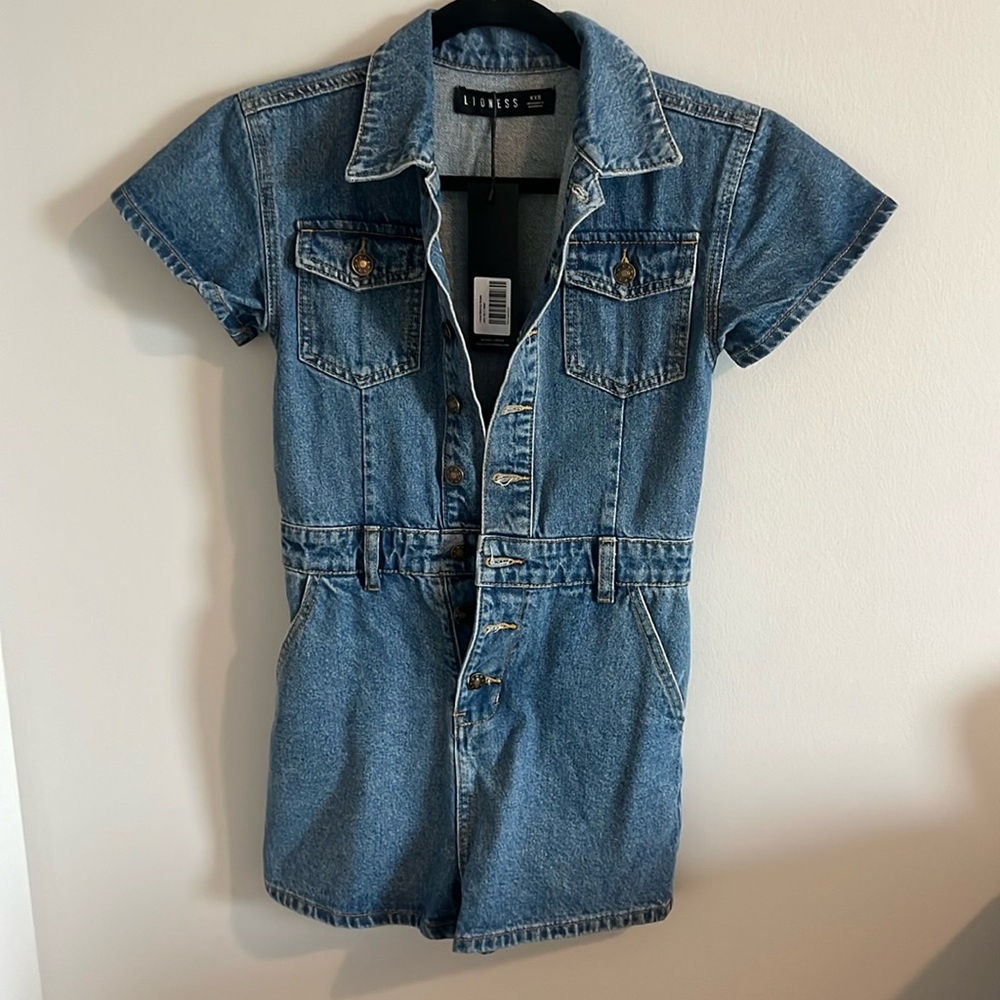 Jean summer time romper